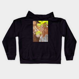 Daydreaming Girl Kids Hoodie